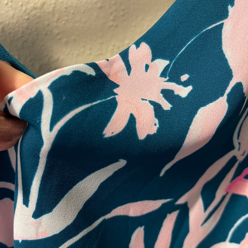NWT Reversible Lilly Pulitzer Tidal Wave Prime Florin Top Spring Summer Beach - Picture 8 of 14